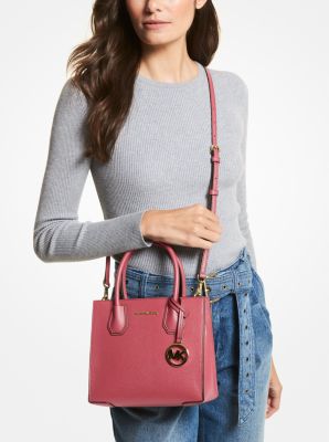 Mercer Medium Pebbled Leather Crossbody Bag Michael Kors