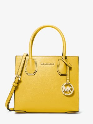 Mercer Medium Pebbled Leather Crossbody Bag Michael Kors