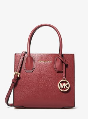 Michael kors mercer medium red sale