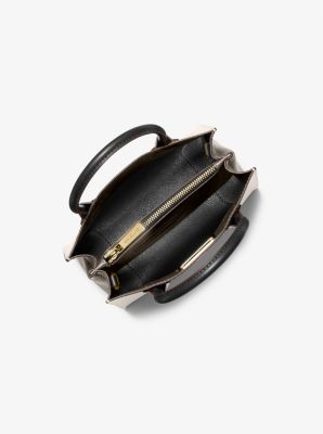 Mercer Medium Two-Tone Pebbled Leather Crossbody Bag