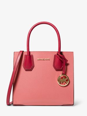 Michael+Kors+Rose+Top+Handle+Crossbody+HandBag+for+Women+-+Pink+%