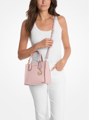 Mercer Medium Two-Tone Pebbled Leather Crossbody Bag