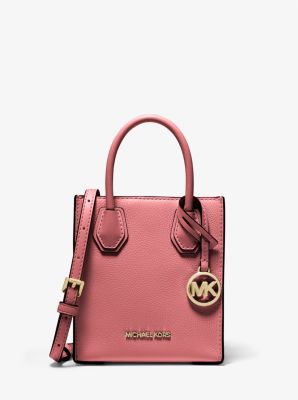 Michael Kors Jet Set Carryall Tote Extra Small Crossbody Leather Bag Bright  Red