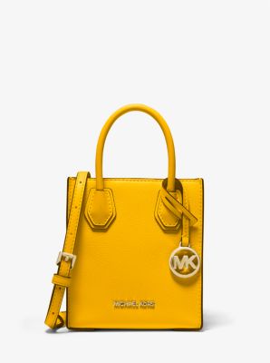  Michael Kors Mercer Extra-Small Pebbled Leather Crossbody Bag  (Luggage) : Clothing, Shoes & Jewelry