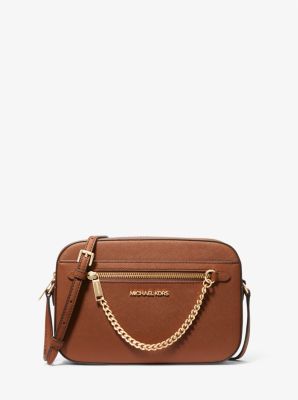 Jet Set Large Saffiano Leather Crossbody Bag | Michael Kors Canada