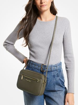 Jet Set Large Saffiano Leather Crossbody Bag