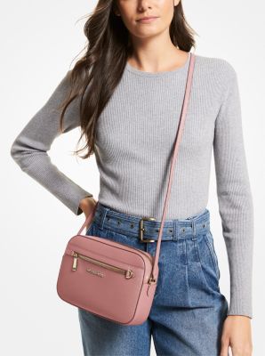 Jet set large store saffiano leather crossbody