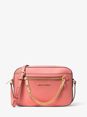 Chinese kool Circus Ijdelheid Jet Set Large Saffiano Leather Crossbody Bag | Michael Kors