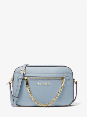 Michael kors jet set large embellished leather crossbody new arrivals