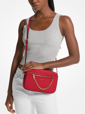 Michael Kors Outlet: Jet Set Large Saffiano Leather Crossbody Bag $89  Shipped (8 Colors)