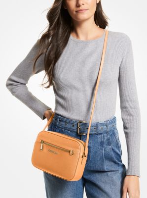 Jet Set Large Saffiano Leather Crossbody Bag