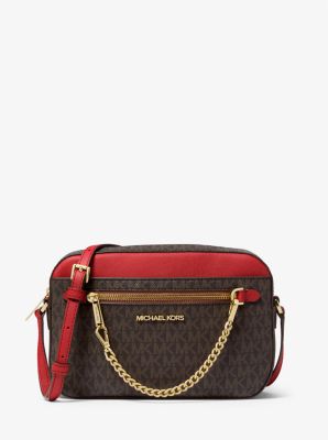 Jet Set Large Logo Crossbody Bag | Michael Kors