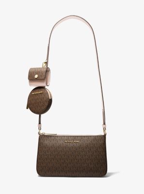 Jet Set Travel Small Logo Shoulder Bag with Pouches | Michael Kors