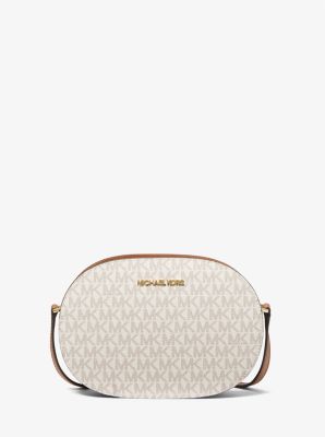 Michael Kors Jet Set Travel Medium Signature Logo Crossbody Bag