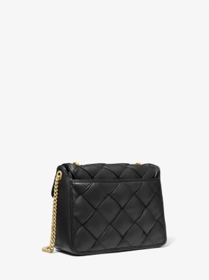 Regina Medium Woven Shoulder Bag Michael Kors Canada