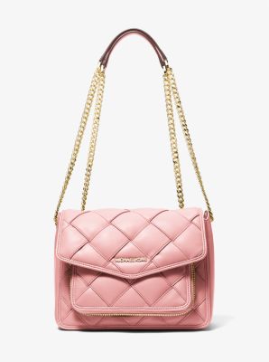 Regina Medium Woven Shoulder Bag | Michael Kors