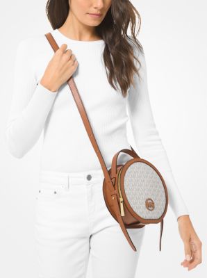 Sac bandouli re rond Aidy de taille moyenne logo Michael