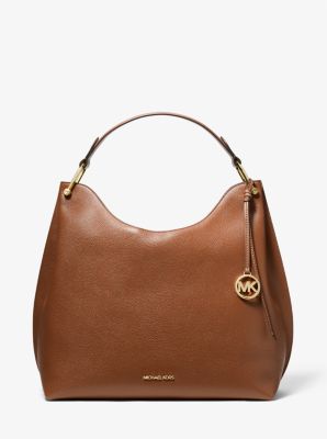 Joan Extra-Large Pebbled Leather Shoulder Bag | Michael Kors