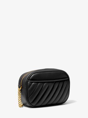 Black quilted crossbody purse hot sale