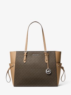 Michael Kors Bags | Michael Kors Large Gilly Tote Bag | Color: Brown/Gold | Size: Large | Rluckychance88's Closet