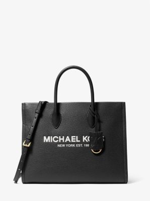 Mirella Medium Pebbled Leather Tote Bag | Michael Kors