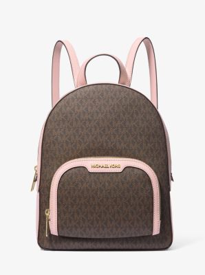 Michael Kors Bags | Michael Kors Medium Jaycee Backpack | Color: Brown/Pink | Size: Medium | Madame_Boutique's Closet