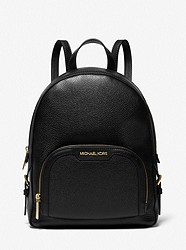 Jaycee Medium Pebbled Leather Backpack - BLACK - 35S2G8TB2L