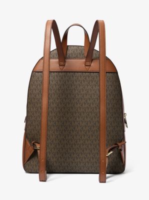 MICHAEL KORS JAYCEE BACKPACK LARGE IN SIGNATURE BROWN – eatsleepshop