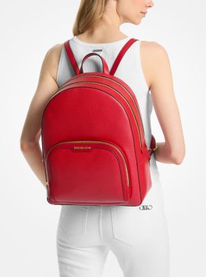 Jaycee Large Pebbled Leather Backpack image number 3