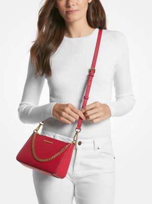 Medium Saffiano Leather Shoulder Bag and Card Case Gift Set image number 2
