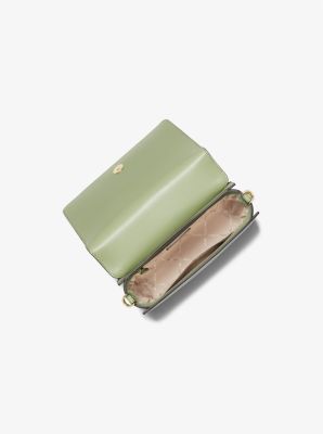 Mercer Small Woven Suede Crossbody Bag