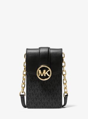 Michael Kors Carmen Small/Mini Phone Crossbody Signature MK logo Bag
