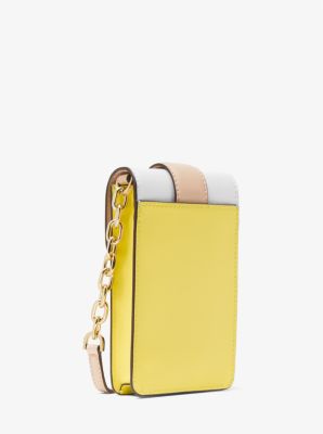 Carmen Small Color-Block Phone Crossbody Bag