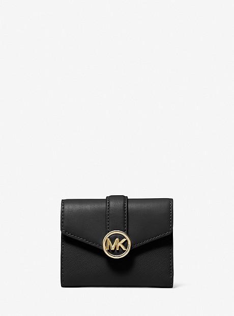 Carmen Medium Faux Leather Wallet - BLACK - 35S2GNMF6L