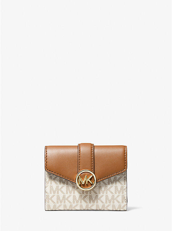 Carmen Medium Logo and Faux Leather Wallet image number 0