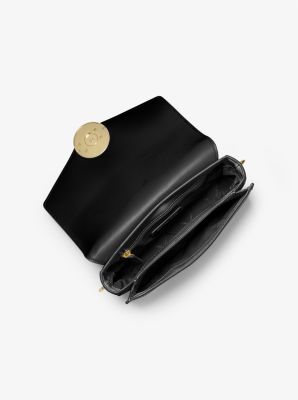 Michael Kors Carmen Medium Convertible Shoulder Bag in Black