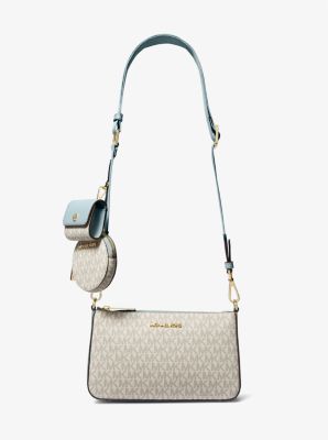 MICHAEL KORS OUTLET JET SET TRAVEL エアーポッズケース Jet Set Logo Crossbody Bag with Case for Apple Airpods Pro