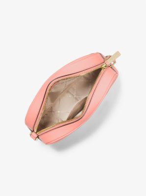 Jet Set Medium Embossed Pebbled Leather Crossbody Bag