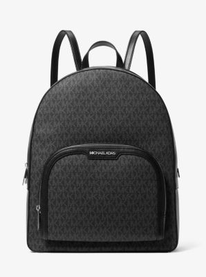 Michael Kors Jaycee Logo Backpack (Black) 35S2S8TB7B-001 - AllGlitters