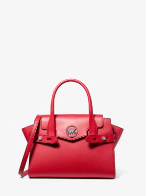 Michael kors satchel sales red