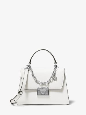 Serena Small Pebbled Leather Satchel
