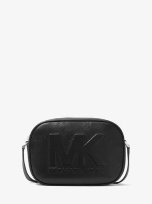 Michael Kors Jet Set Travel Medium Pebbled Leather Convertible Crossbody Bag