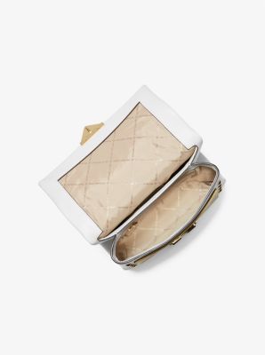 Cece Medium Straw and Studded Shoulder Bag