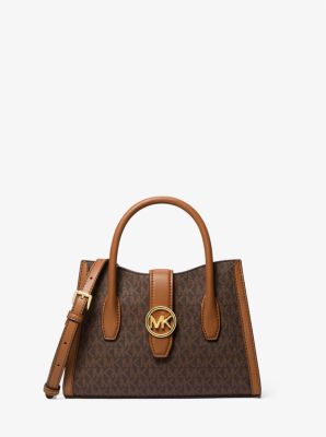 Michael Kors 35S3G6RS3B Reed Large Logo Belted Satchel IN