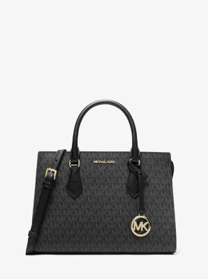 Sheila Medium Logo Satchel Michael Kors