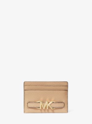 Michael Kors Reed Large Card Holder Wallet MK Signature Logo Light Sag –  Gaby's Bags