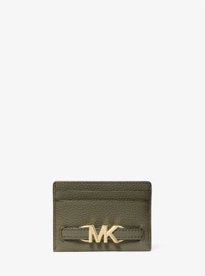 Michael michael kors pebble leather slim hot sale card case