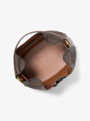 Reed Medium Pebbled Leather Bucket Bag
