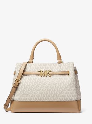 Michael kors belted outlet satchel