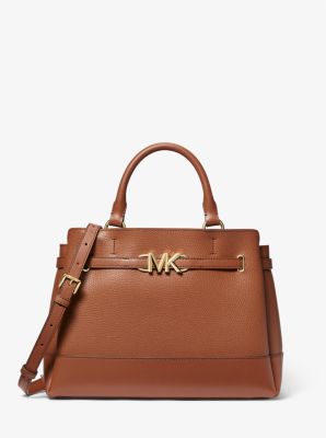 Michael+Kors+Mercer+Medium+Belted+Satchel+Olive+%2F+Multi+